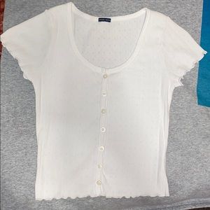 Brandy Melville white zelly top!
